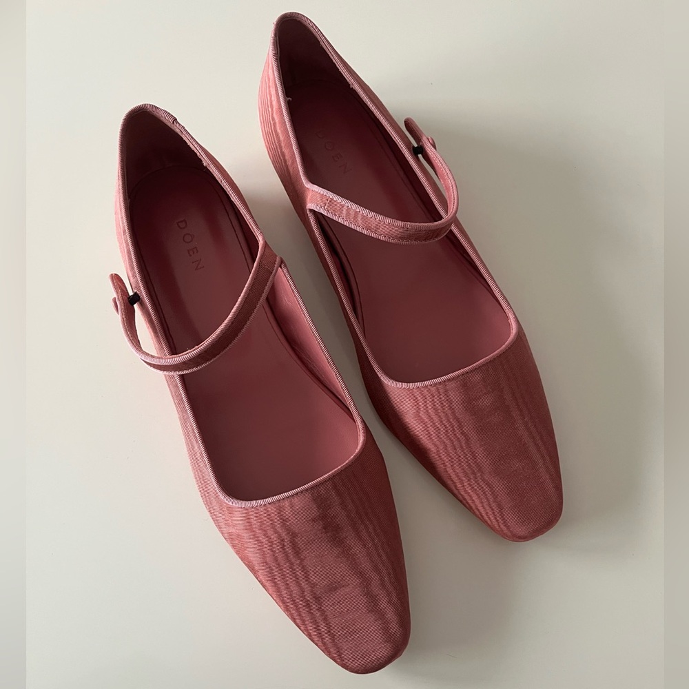 Dôen Daphne Rose Pink Mary Jane Ballet Flats 39